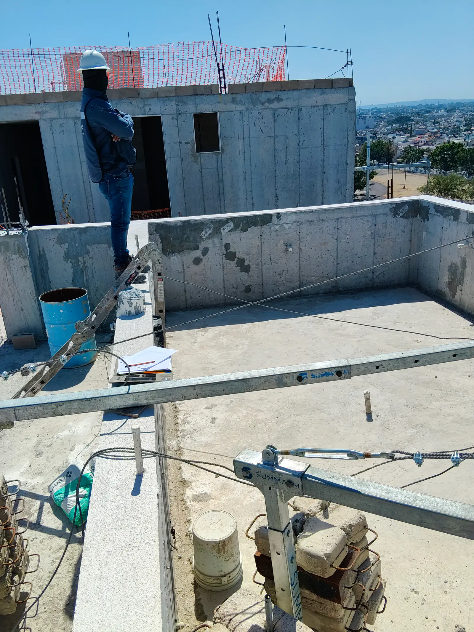 Cantera y Cuarto de Máquinas en Guadalajara, Jalisco, alberca con sistema RENOLIT por AlbercasVIP, imagen 4